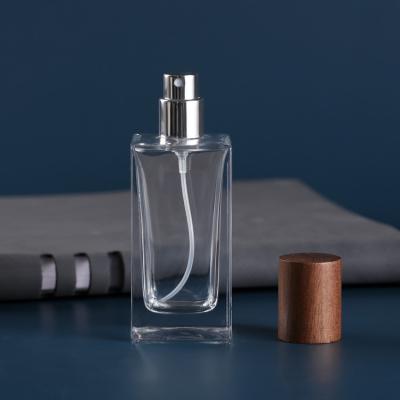 China Glass Perfume Bottle Premium 30ml Square Glass Perfume Bottle Comes In Empty Bottles With Custom Private Logo for sale