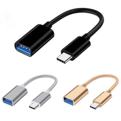 China For Android 2021 NEW USB 2.0 Male Plug To Type C Female Audio Transmission Plus Charge OTG Adapter for sale