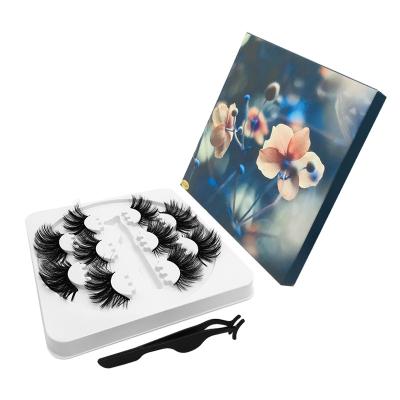 China Wholesale Good Quality Thick Nature 5D False Eyelashes With 5Pairs Mixed Packing for sale