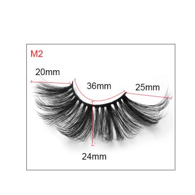 China Factory Supply Direct Fake Mink Eyelashes 25mm Eye Thick Eyelashes 25mm False Mink Eyelashes for sale