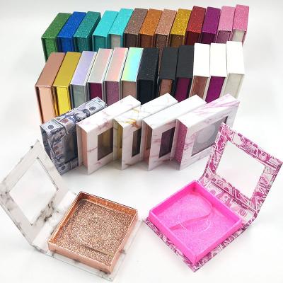 China Hot Selling Eyelash Box False Eyelash Box Case Eyelash Packaging Box False Eyelash Package Box for sale