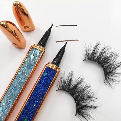 China New Design Water Proof Self Adhesive Eyeliner Waterproof Lasting Magic Eyeliner Glue Pen For Eyelashes for sale