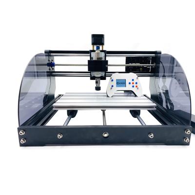 China Hotels PRO Max 3018 CNC 15w Laser Engraver Wood Router Machine With Dust Shield for sale