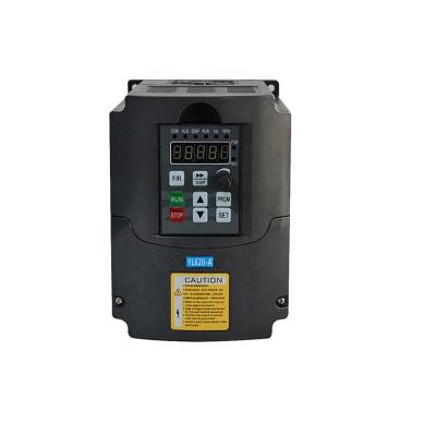 China 1.5KW 2.2KW Inverter CNC Spindle Motor Speed ​​Control 220V 1.5KW 2.2KW 1Phase Input 3phase Output Frequency Inverter For 24*19*24 Motor for sale