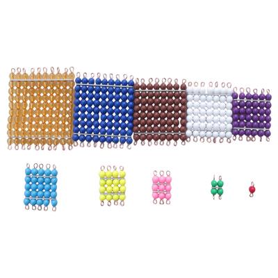 China Math Toys for Kid Ed Montessori Counting Bead Chain Montessori Counting Beads for sale