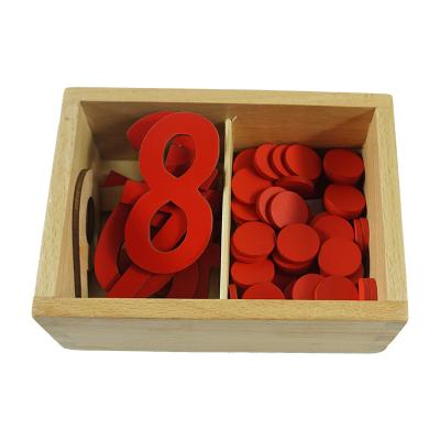 China Hot Sale Montessori Grades 3 to 5 Math Educational Toys Math Counters Wood for Students for sale