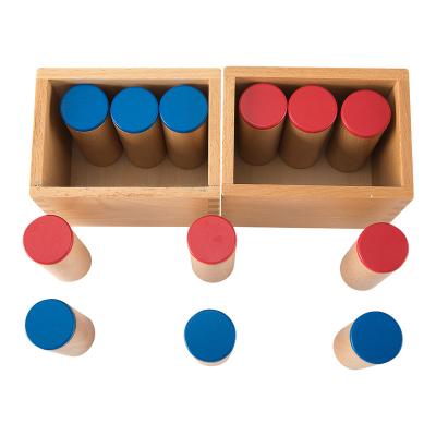 China Montessori Toy Wooden Sensory Sound Box Educational Children's Teaching Sensory Games for sale