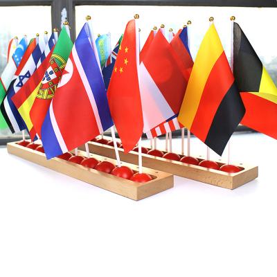 China Educational Toy Unique Design Hot Sale flag stand of the world montessori puzzle map kids wooden toys for children for sale