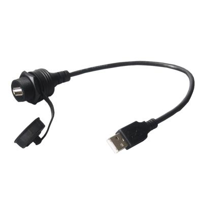 China Wholesale IP67 COMPUTER Waterproof USB Cable Plug Type A USB Male To Female Extension Cable USB Data Cord for sale