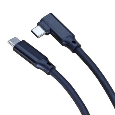 China Video Game Player 90 GEN 2 x2 Kabel PD 100W Sync 5A Data Video 20 Gbps USB C Right Angle Cable Support 3.2 Degree USB C 4K Fast Charging for sale