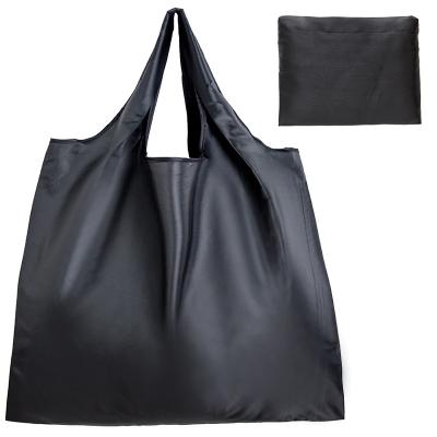 China Large Size Reusable Hot Selling Oxford Polyester Cloth Square Foldable Reusable Shopping Bags for sale