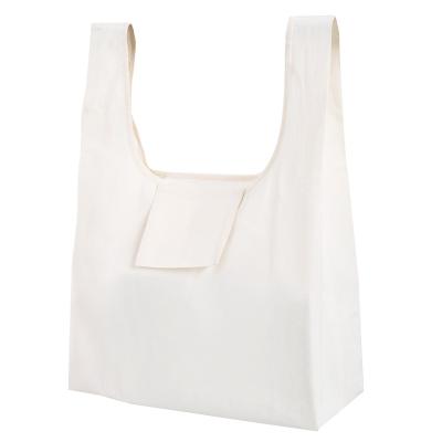 China Shopping Promotional Blank Cotton Reusable Wholesale Eco Friendly Organic Cotton Large Capacity Blank Tote Bag for sale