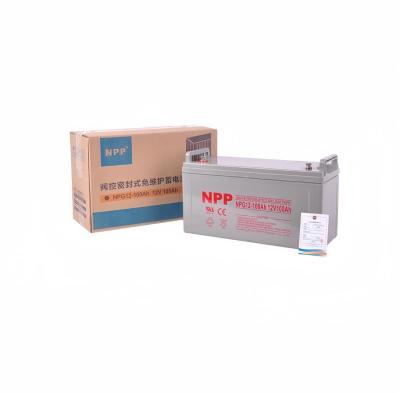 Cina NPPower 12V 100Ah Deep Cycle Battery Valve Regulated Lead Acid Gel Battery VRLA in vendita