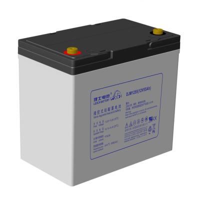 China 12 Volt 55Ah 20hr VRLA Lead Acid Battery Leoch DJM1255 12 Years Designed Floating Life for sale