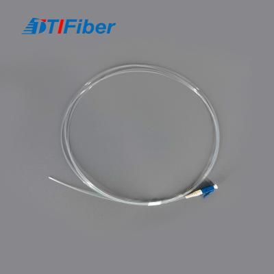 China FTTH Indoor Optical Transparent Fiber Optic Pigtail G657A2 Invisible for sale