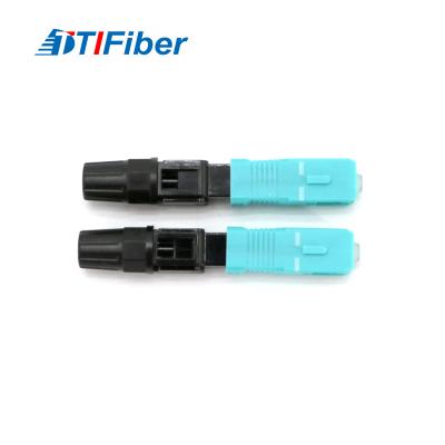 Chine SC/UPC SC/APC Mechanical FTTH Optical Fiber Fast Connector Quickly Assembly à vendre