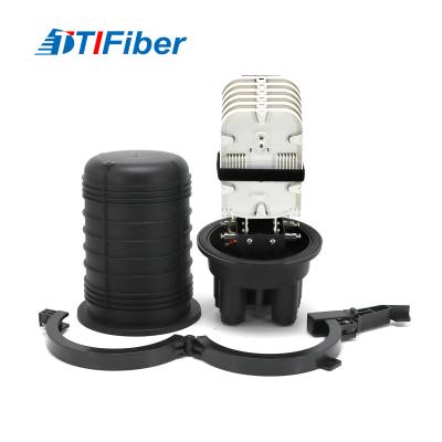 Chine 12 24 48 96 type commun fermeture optique FTTH de dôme de 144 noyaux d'épissure de fibre extérieure à vendre