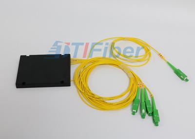 China Kastenähnlicher Faser-Optikteiler-Digital-Lichtleiterkabel-Teiler SC/APC 1 x 4 zu verkaufen