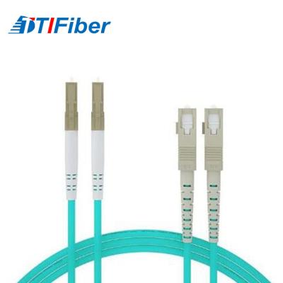 China FC LC ST SC MPO Fiber Optic Patch Cord SM MM SX DX Multi core for sale