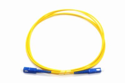 China G652D Single Mode Patch Cable , Fibre Optic Patch Leads Simplex SX SC / UPC for sale