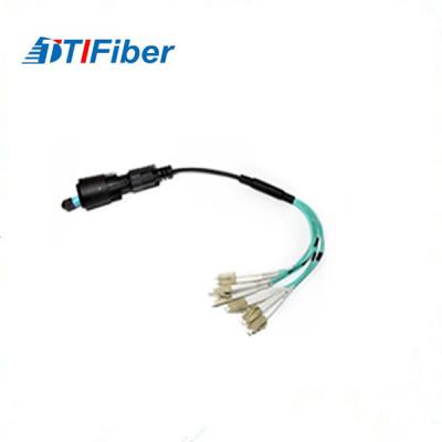 China Colorful Multimode Patch Cable OM3 Multimode 4G/5G MPO To LC For Telecommunication for sale