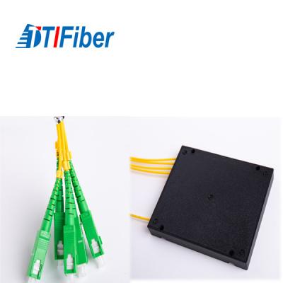 China 55 Directivity Optical Cable Splitter ABS Box Type 55/50 Return Loss High Stability for sale