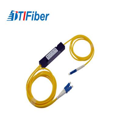 China Faser-schreiben Optikteiler PLC 1310/1550nm 0.9mm FBT 1X2 2x2 ABS für FTTX-System zu verkaufen