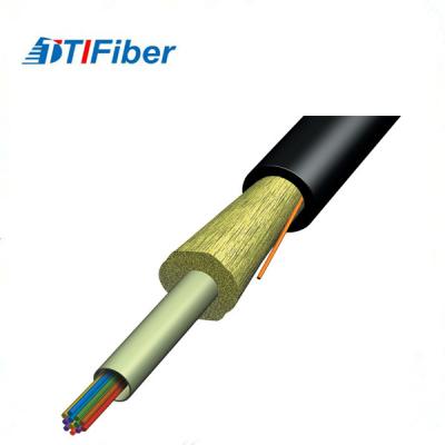 China 12 24 envolturas ADSS todo del cable de fribra óptica aéreo de 48 bases solas uno mismo dieléctrico en venta