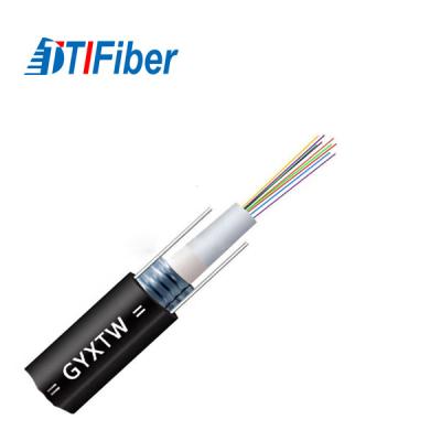 China GYXTW Uni Tube Fiber Optic Ethernet Cable 12 Core Single Mode For Telecommunication for sale