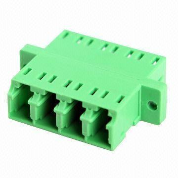 China SC Shape LC Quad Fiber Optic Adapter for CATV System , Optic LAN for sale