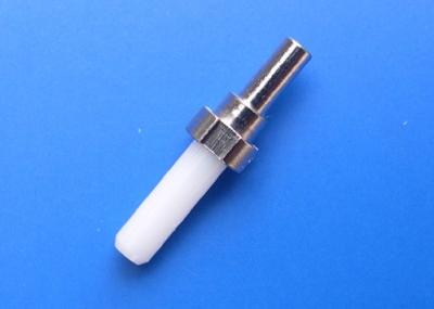 China Ceramic Singlemode / Multimode MU Fiber Optic Ferrule for Telecommunication for sale