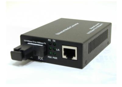 China 10/100M convertor van vezel de optische ethernet, enige wijzemedia convertor Te koop