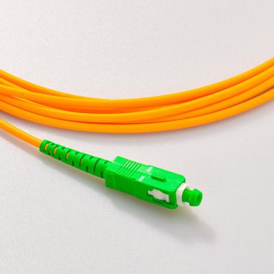 China LC/APC 0.9mm Optical Fiber Pigatil Jumper Singlemode Network PVC Fiber Optic Pigtail for sale