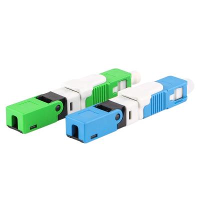 China Conector rápido del conector de la fibra óptica de Sc/Upc Sc/Apc SM de la fibra óptica unimodal rápida de Ftth en venta