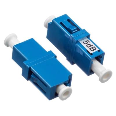 China Fibre Attenuator Lc/Upc Singlemode Fixed Fiber Optical Attenuator 5db 10db 15db for sale