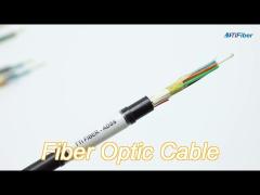 stranded loose fiber optic cable adss gyts gytc8s gyta 2 - 144 core provide oem