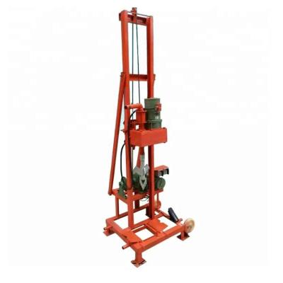 China Construction worksÂ   Mini Small Electric Deep Borehole Water Well Drilling Rig Machine for sale