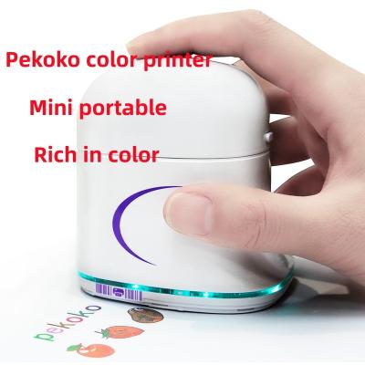 China 2023 New Portable Mini Home Logo Label Inkjet Paper Color Printer Handheld Printer for sale