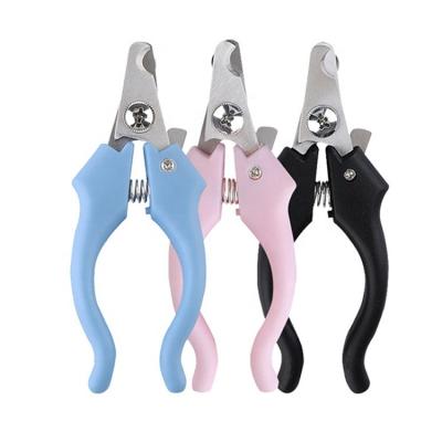 China Viable Pet Nail Clippers and Trimmers for Cat Dog Stainless Steel Nail Clipper Pet Trimmer for sale