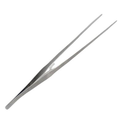 China NOMOY Viable PET 38cm Long Stainless Steel Straight Curved Tweezers For Aquarium Fish Tank Aquatic Plants for sale