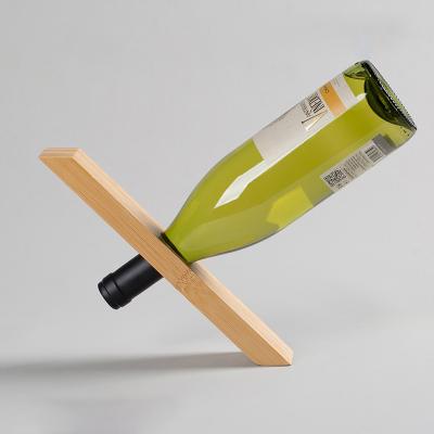 China Other wholesale modern tabletop bamboo rack home decoration display rack wine rack for sale