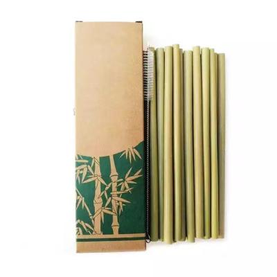 China Wholesale Popular Milk Tea Shop Beverage Straw Restaurant Many Kinds Convenient Bar Use Bamboo Straws for sale