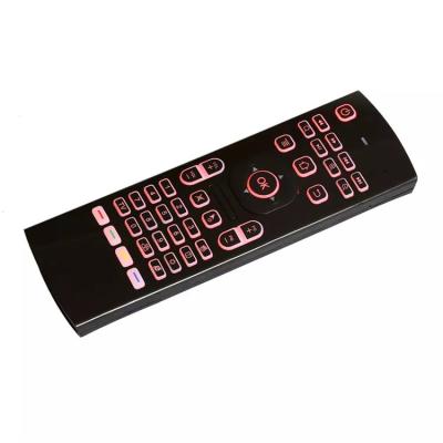 China Universal Air Mouse Price Promotion 2.4G Wireless Mini Keyboard MX3 Remote Controller for sale