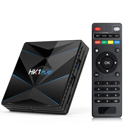 China Support 10/100M HK1 PLAY TV Box Android 9.0 Quad Core 4GB 32GB TV Core 4GB 32GB TV Set Top Box 2.4G/5G WiFi USB3.0 BT4.0 4K Media Player HK1Plus for sale