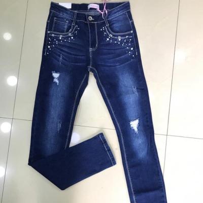 China New Fashion Women's Jeans Fashionable Style Breathable Pants Women's Jeans Cut Out Jeans for sale