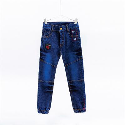 China QUICK DRY cotton jeans kids boys straight jeans pants pants for boys for sale