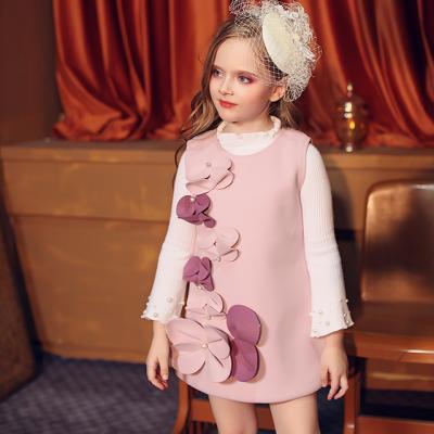 China Hot Selling Breathable Little Girl Dress Cute Kids Clothing Casual Sleeveless Dress for sale