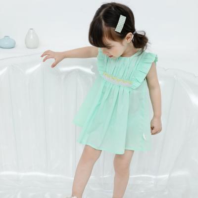 China New Design Sale Cotton Spring Girl Casual Style Anti-Static Tend Sleeveless Soft Dress Dress for sale