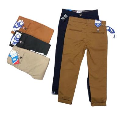 China Comfortable Khaki Boy Anti-Wrinkle Cloth Pants Kids Boy Casual Long Pants for sale