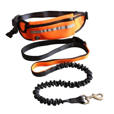 China Thoughtful Hand Free Running Dog Leash With Adjustable Waist Length And Thoughtful Waist Bag for sale